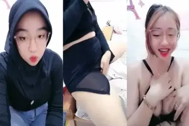 Ukhti Hijab Hitam Live Show Bugil Pamer Bodi Montok